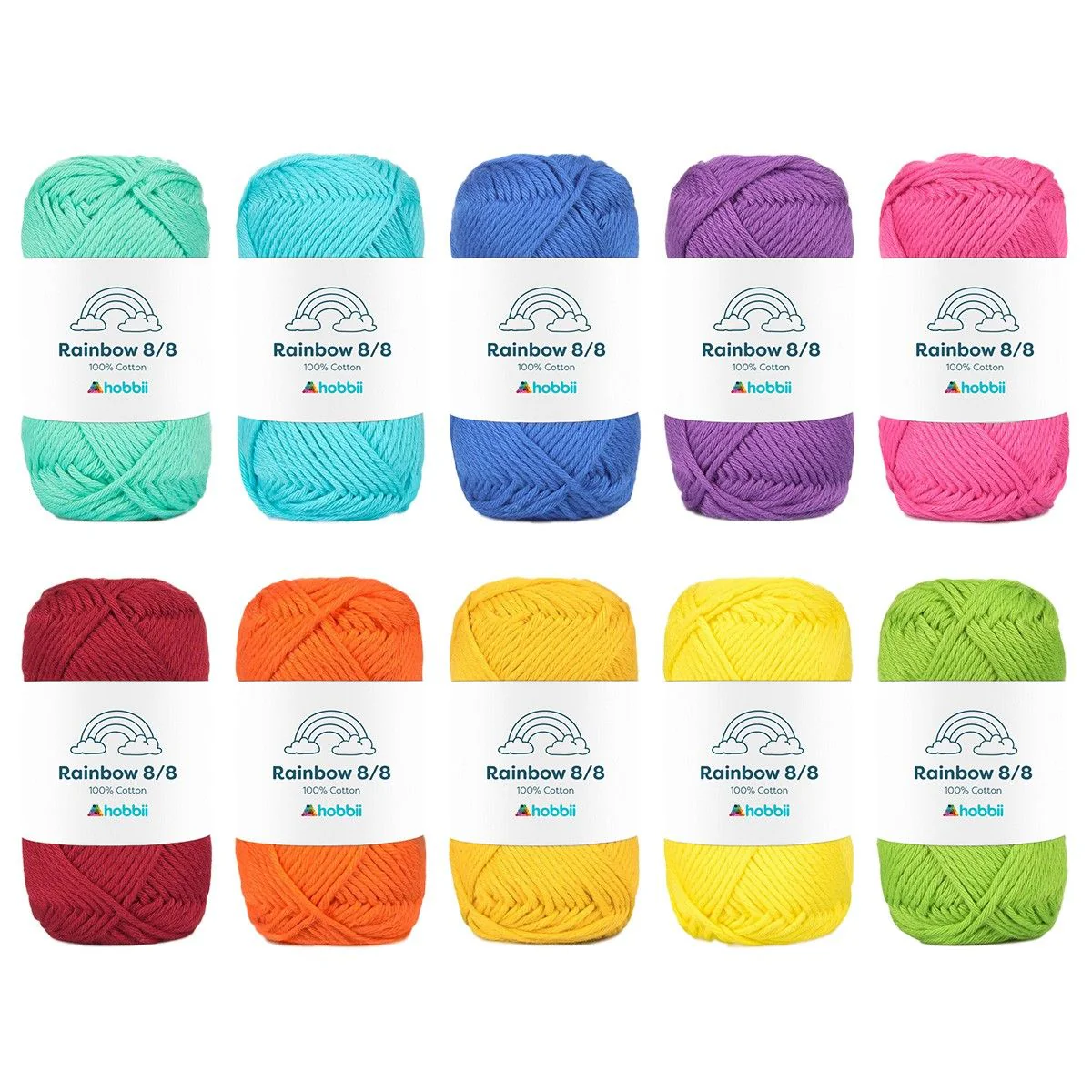 Rainbow Cotton 8/8 Color Pack - Image 15