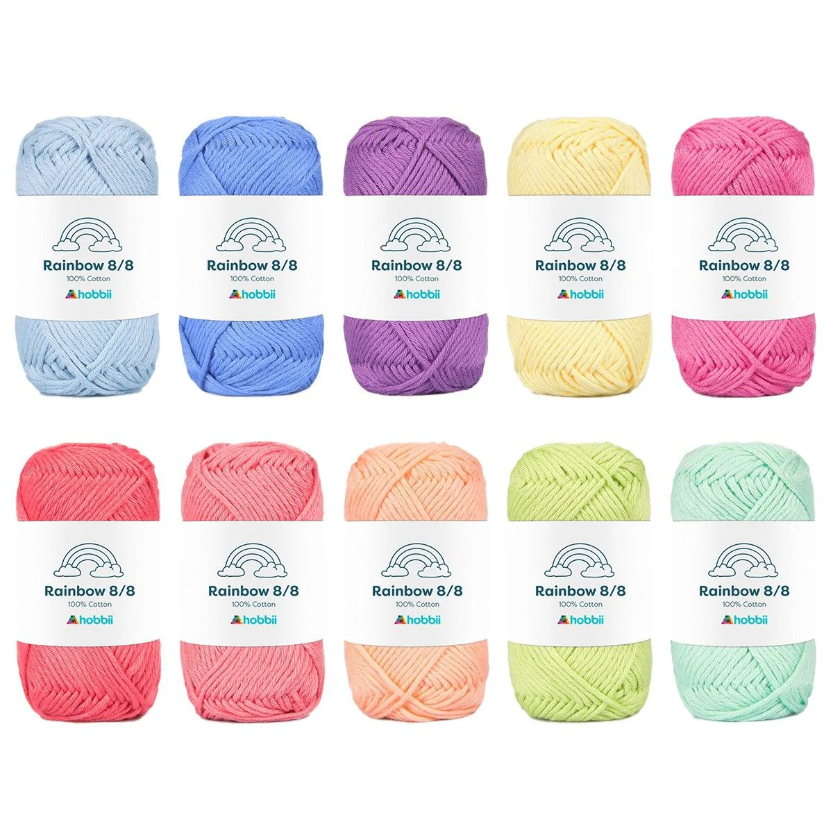 Rainbow Cotton 8/8 Color Pack - Image 16
