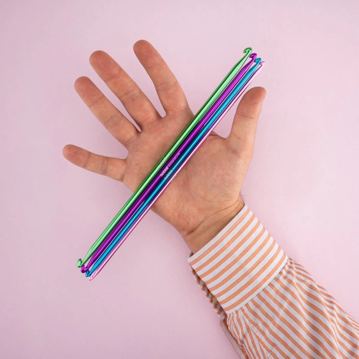 Aluminium Dubbele Tunische Haaknaald - 28 cm - Image 6